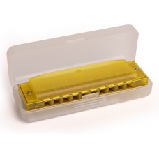 Armonica Diatonica Hohner Translucent Harp YELLOW Hardcase Armonica Diatonica Hohner Translucent Harp YELLOW Hardcase